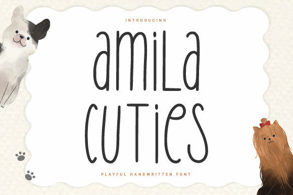 Amila Cuties: A Charming Display Font for Editorial Design
