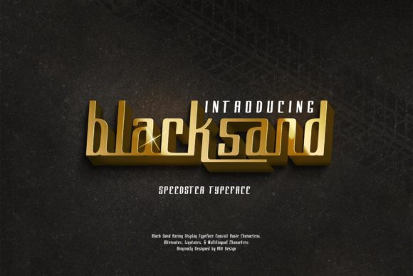 Black Sand: A Bold Font for Your Brand's Next Level