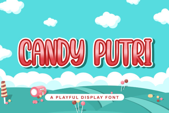 Candy Putri: A Playful Display Font for Creative Web Design