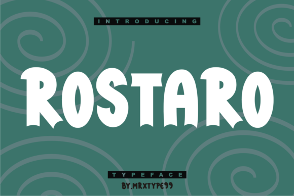 Discover Rostaro: A Bold and Cool Display Font