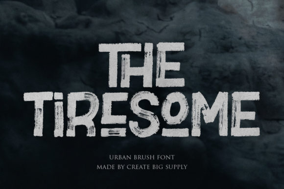 Discover The Tiresome: A Bold Display Font for Web Design