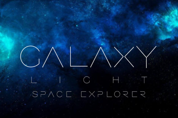 Enhance Your Brand with Galaxy Light Font