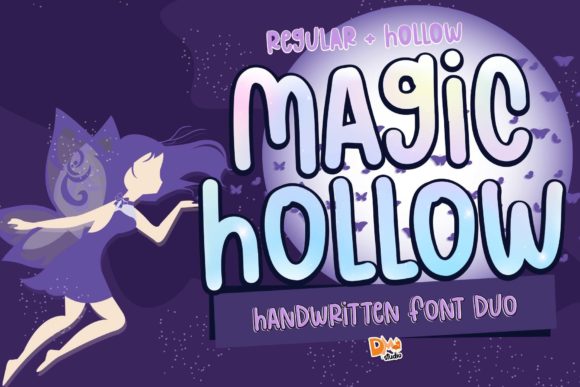 Enhance Your Brand with Magic Hollow Font
