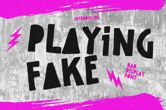 Enhance Your Brand with Playing Fake Font