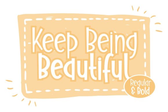 Enhance Your Editorial Design with Keep Being Beautiful Font