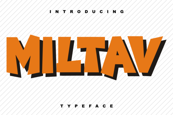 Enhance Your Web Design with Miltav, the Bold Display Font