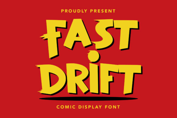 Fast Drift: A Cool Comic Display Font for Web Design