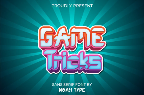 Game Tricks: A Unique Font for Bold Brand Identity