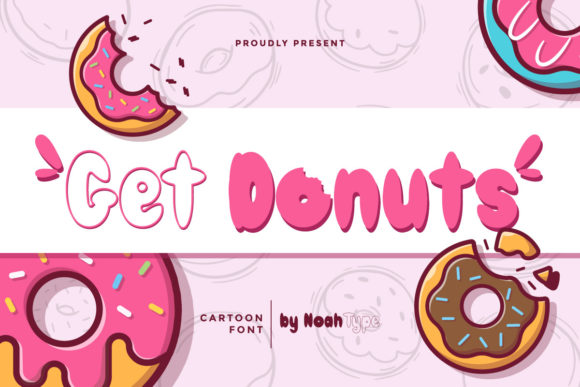 Get Donuts: A Playful Display Font for Web Design