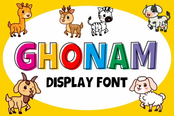 Ghonam: The Perfect Display Font for Engaging Visuals