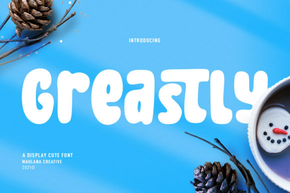 Greastly: A Charming Display Font for Web Design