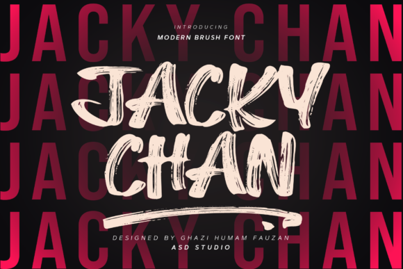 Jacky Chan: A Bold and Energetic Typeface