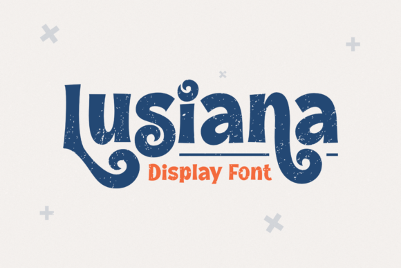 Lusiana: A Friendly Display Font for Your Brand