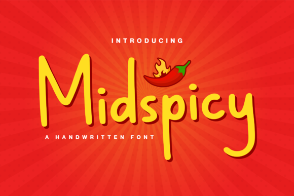 Midspicy: A Handwritten Font for Polished Branding
