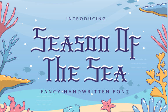 Season of the Sea: A Versatile Display Font for Web Design