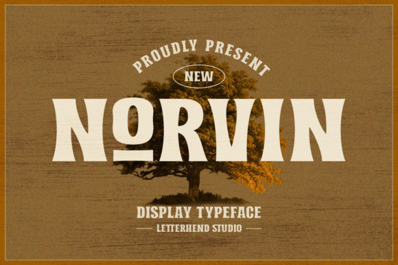 Transform Your Brand with Norvin: A Bold and Vintage Display Font