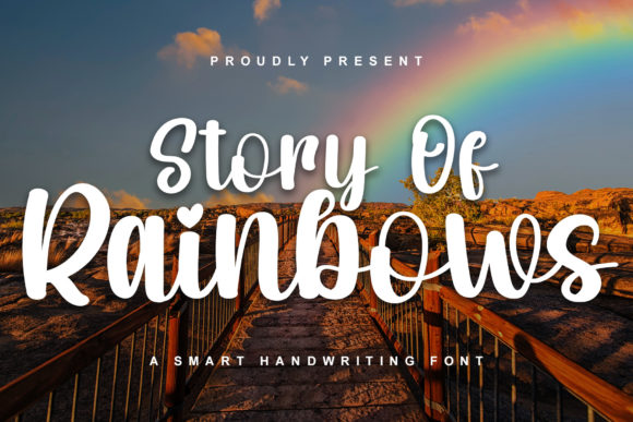 Transform Your Brand with Story of Rainbows Font
