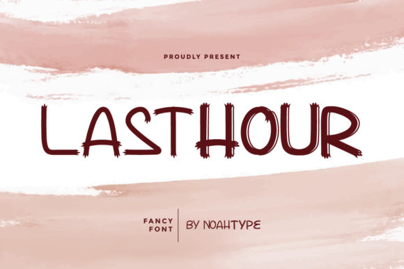 Transform Your Editorial Design with Lasthour Font