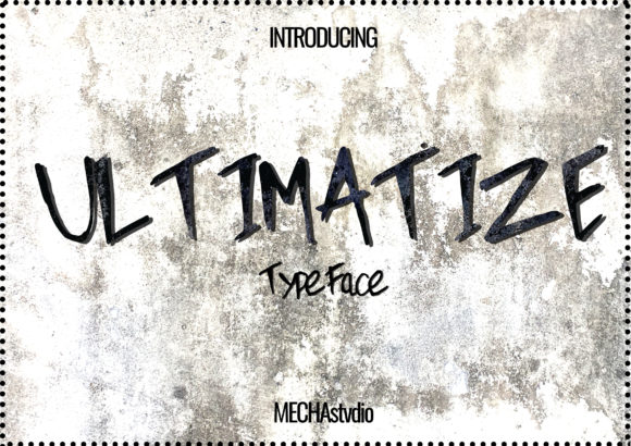 Ultimatize: A Bold Display Font for Eye-Catching Web Designs