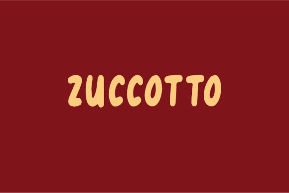 Zuccotto: A Unique Display Font for Creative Web Design